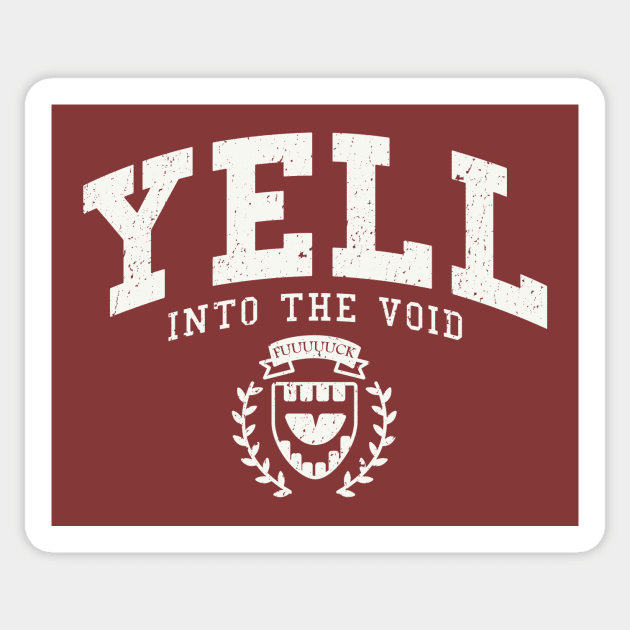 Yell Sticker by natebear